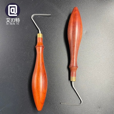 Durable Seven Shaped Carbide Pottery Trimming Tools for the Pottery Wheel Wooden Handle Clay Shaping Ribs Sharp Heads