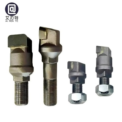 Brazed Tungsten Carbide Stump Grinder Teeth, Fast-Breaking Tree Roots Cutter Bits Multi Size Carbide Teeth for Forestry Mulcher